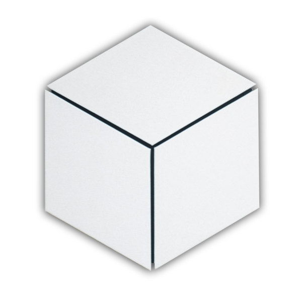 White Hexagon Fabric Acoustic Panel